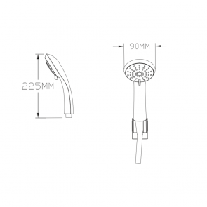 Para de dus cu trei functii, anticalcar Laveo CENTO NKC-7SAD