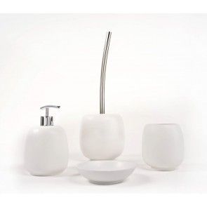 set promo accesorii baie Metaform AFRA Matt White