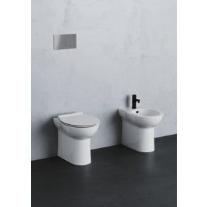 Set vas WC back to wall capac soft close + bideu Fast, ceramica